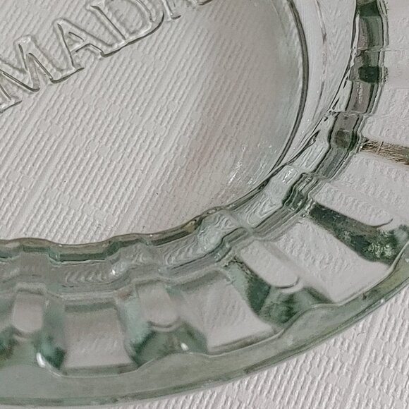Vintage RAMADA Hotel Ashtray Green Tinted Glass - Picture 4 of 4
